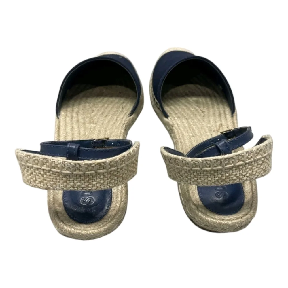 Schutz Womens Greeca Espadrille Flats US 11 Embroidered Ankle Strap New